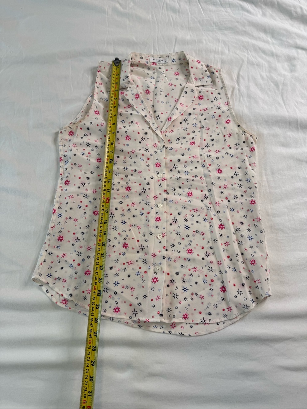 Equipment Femme Silk Celestial Star Print Blouse Small - Picture 11 of 11